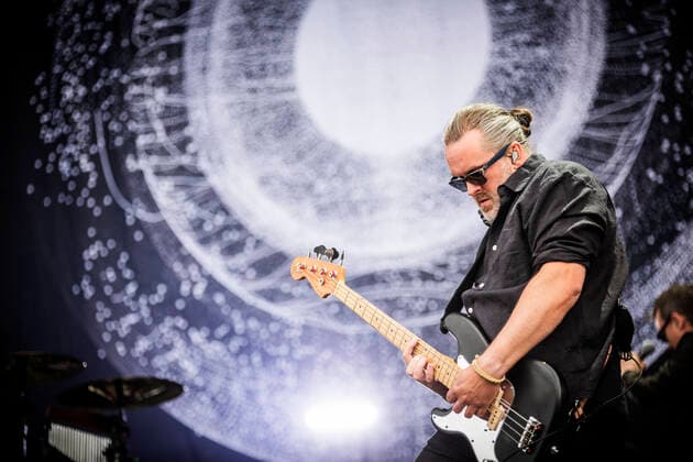 Dizzy Mizz Lizzy live at Copenhell 2022, Copenhagen, Denmark Copenhagen, Denmark. 15th, June 2022. The Danish rock band Dizzy Mizz Lizzy performs a live concert during the Danish heavy metal festival Copenhell 2022 in Copenhagen. Here bass player Martin Nielsen is seen live on stage. Copenhagen Denmark  Copyright: xGonzalesxPhoto ChristianxHjorthx