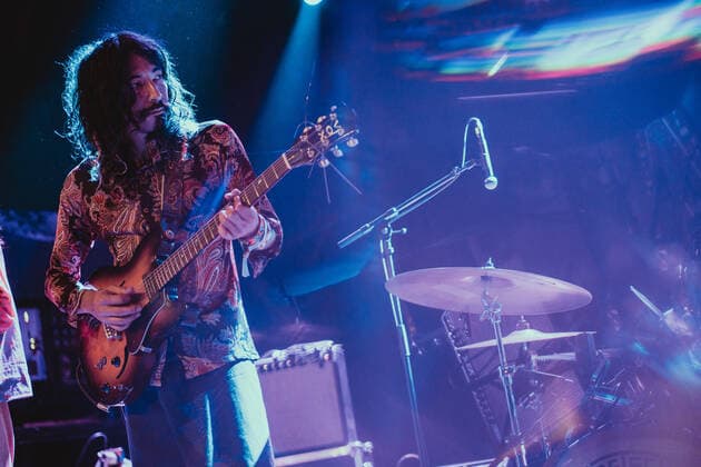 Kikagaku Moyo live in Copenhagen, Denmark Copenhagen, Denmark. 15th, June 2022. The Japanese psychedelic rock band Kikagaku Moyo performs a live concert at Pumpehuset in Copenhagen. Copenhagen Denmark  Copyright: xGonzalesxPhoto MathiasxKristensex