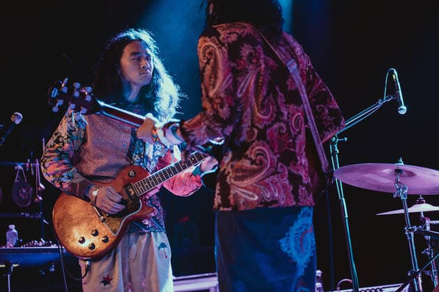 Kikagaku Moyo live in Copenhagen, Denmark Copenhagen, Denmark. 15th, June 2022. The Japanese psychedelic rock band Kikagaku Moyo performs a live concert at Pumpehuset in Copenhagen. Copenhagen Denmark  Copyright: xGonzalesxPhoto MathiasxKristensex