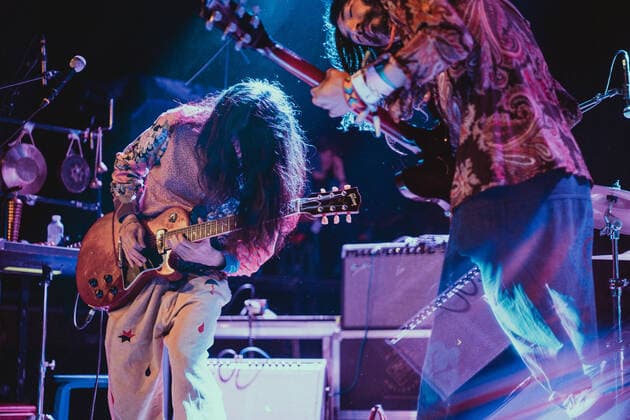 Kikagaku Moyo live in Copenhagen, Denmark Copenhagen, Denmark. 15th, June 2022. The Japanese psychedelic rock band Kikagaku Moyo performs a live concert at Pumpehuset in Copenhagen. Copenhagen Denmark  Copyright: xGonzalesxPhoto MathiasxKristensex