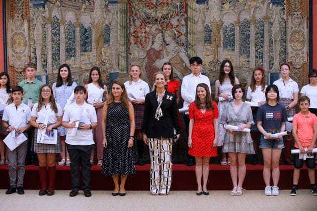 15-06-2022 Princess Elena de Borbon attends the 31st edition of the ˜Children s and Young People™ award, the Juvenile painting awards of National Heritage, at El Pardo palace in Madrid, Spain. No Spain Â  Copyright: xPPEx