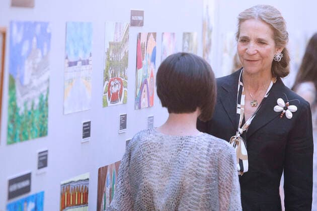 15-06-2022 Princess Elena de Borbon attends the 31st edition of the ˜Children s and Young People™ award, the Juvenile painting awards of National Heritage, at El Pardo palace in Madrid, Spain. No Spain Â  Copyright: xPPEx