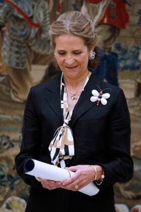 15-06-2022 Princess Elena de Borbon attends the 31st edition of the ˜Children s and Young People™ award, the Juvenile painting awards of National Heritage, at El Pardo palace in Madrid, Spain. No Spain Â  Copyright: xPPEx