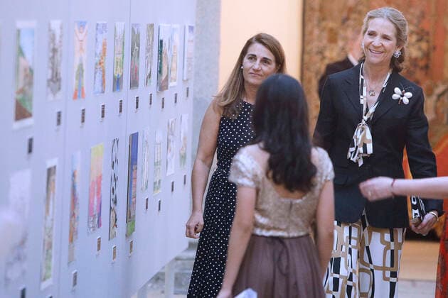 15-06-2022 Princess Elena de Borbon attends the 31st edition of the ˜Children s and Young People™ award, the Juvenile painting awards of National Heritage, at El Pardo palace in Madrid, Spain. No Spain Â  Copyright: xPPEx
