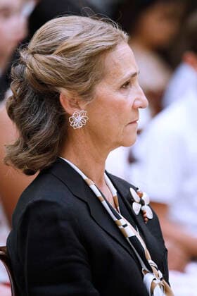 15-06-2022 Princess Elena de Borbon attends the 31st edition of the ˜Children s and Young People™ award, the Juvenile painting awards of National Heritage, at El Pardo palace in Madrid, Spain. No Spain Â  Copyright: xPPEx