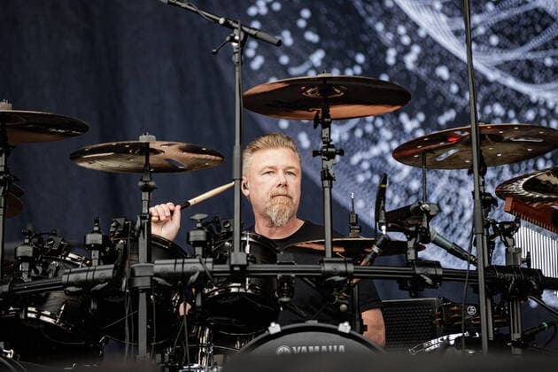 Dizzy Mizz Lizzy live at Copenhell 2022, Copenhagen, Denmark Copenhagen, Denmark. 15th, June 2022. The Danish rock band Dizzy Mizz Lizzy performs a live concert during the Danish heavy metal festival Copenhell 2022 in Copenhagen. Here drummer Soren Friis is seen live on stage. Copenhagen Denmark  Copyright: xGonzalesxPhoto PeterxTroestx