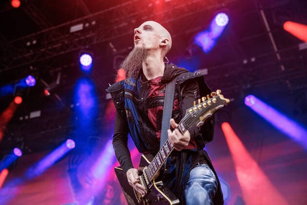 Gloryhammer live Copenhell 2022, Copenhagen, Denmark Copenhagen, Denmark. 15th, June 2022. The British power metal band Gloryhammer performs a live concert during the Danish heavy metal festival Copenhell 2022 in Copenhagen. Here guitarist Paul Templing is seen live on stage. Copenhagen Denmark  Copyright: xGonzalesxPhoto PeterxTroestx