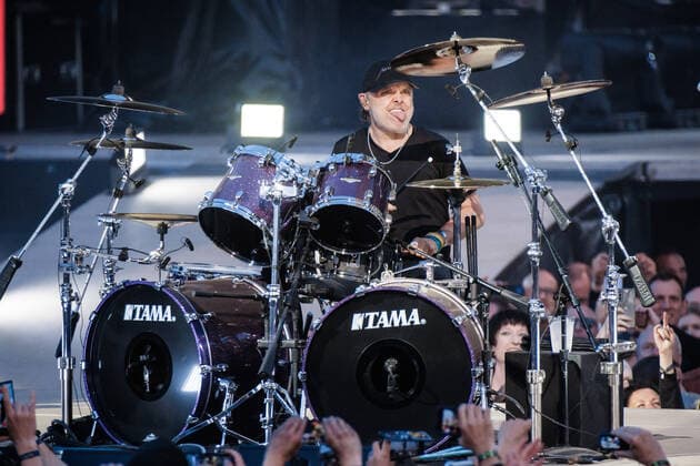 Metallica live at Copenhell 2022, Copenhagen, Denmark Copenhagen, Denmark. 15th, June 2022. The American heavy metal band Metallica performs live concert during the Danish heavy metal festival Copenhell 2022 in Copenhagen. Here drummer Lars Ulrich is seen live on stage. Copenhagen Denmark  Copyright: xGonzalesxPhoto PeterxTroestx