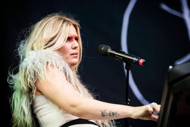 Myrkur live at Copenhell 2022, Copenhagen, Denmark Copenhagen, Denmark. 16th, June 2022. The Danish one-woman black metal act Myrkur consists of musician and vocalist Amalie Bruun who here performs a live concert during the Danish metal festival Copenhell 2022 in Copenhagen. Photo credit: Gonzales Photo - Christian Hjorth). Copenhagen Denmark  Copyright: xGonzalesxPhoto ChristianxHjorthx