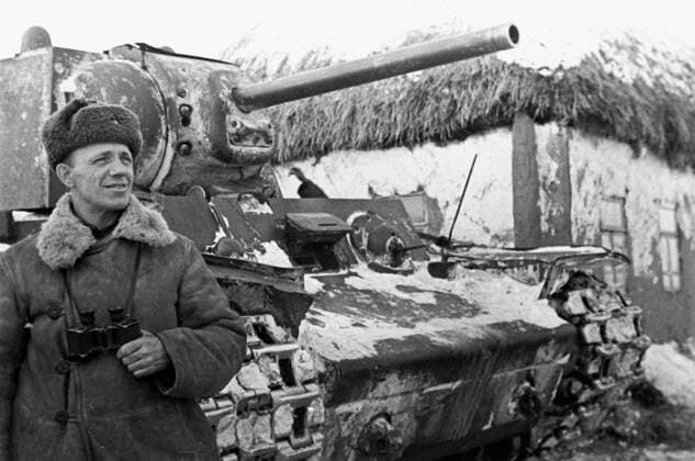 Colonel M. Kiselev 880835 01.02.1943 Colonel M. Kiselev, commander of the 180th tank brigade. Photo taken in 1943. The World War II of 1941-1945. Dmitrij Sputnik Kursk region Russia  Copyright: xDmitrijx
