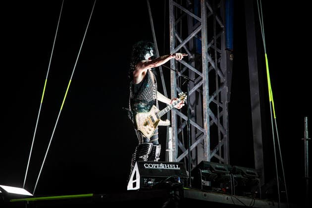 Kiss live at Copenhell 2022, Copenhagen, Denmark Copenhagen, Denmark. 16th, June 2022. The American rock band Kiss performs a live concert during the Danish heavy metal festival Copenhell 2022 in Copenhagen. Here vocalist and guittarist Paul Stanley is seen live on stage. Copenhagen Denmark  Copyright: xGonzalesxPhoto ChristianxHjorthx