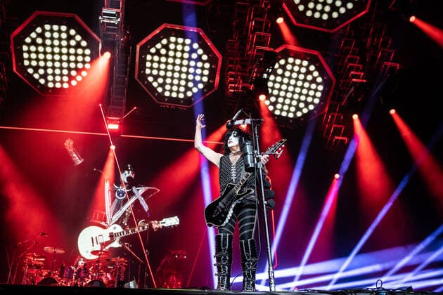 Kiss live at Copenhell 2022, Copenhagen, Denmark Copenhagen, Denmark. 16th, June 2022. The American rock band Kiss performs a live concert during the Danish heavy metal festival Copenhell 2022 in Copenhagen. Here vocalist and guitarist Paul Stanley is seen live on stage. Copenhagen Denmark  Copyright: xGonzalesxPhoto JoexMillerx