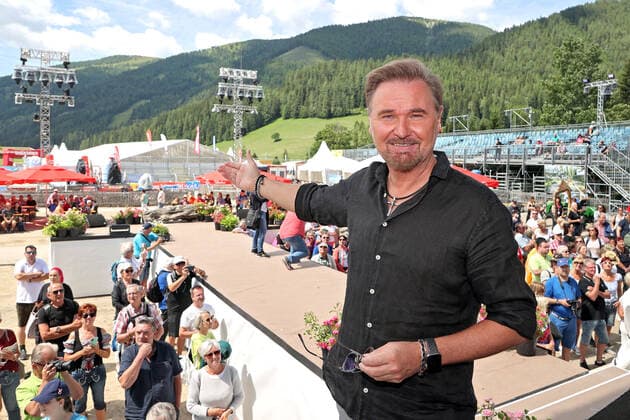 ORF Wenn die Musi spielt singer Nik P on the sidelines of the artists meeting for the music open air Wenn die Musi spielt on 17 06 2022 on the festival grounds in Bad Kleinkirchheim 20220617BOS0035