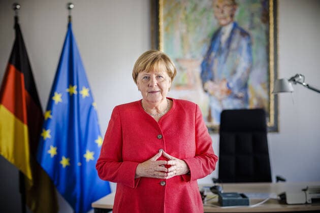German Chancellor a D Angela Merkel poses in her office for a photo Berlin, 15 06 2022 Berlin Germany Copyright: xThomasxTrutschel photothek.dex