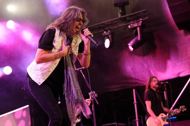 Foreigner Rock the Ring 2022 Hinwil Kelly Hansen, singer of the British-American rock band Foreigner concert at the Rock the Ring Festival in Hinwil on 17 06 2022 Canton Zurich, Switzerland
