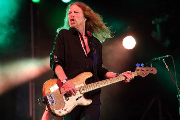 Foreigner Rock the Ring 2022 Hinwil Jeff Pilson of the British American rock band Foreigner concert at the Rock the Ring Festival in Hinwil on 17 06 2022 Canton Zurich, Switzerland
