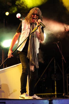 Foreigner Rock the Ring 2022 Hinwil Kelly Hansen, singer of the British-American rock band Foreigner concert at the Rock the Ring Festival in Hinwil on 17 06 2022 Canton Zurich, Switzerland