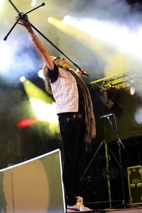 Foreigner Rock the Ring 2022 Hinwil Kelly Hansen, singer of the British-American rock band Foreigner concert at the Rock the Ring Festival in Hinwil on 17 06 2022 Canton Zurich, Switzerland