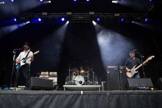 Supergrass live at Piknik i Parken 2022, Oslo, Norway Oslo, Norway. 17th, June 2022. The English rock band Supergrass performs a live concert during the Norwegian music festival Piknik i Parken 2022 in Oslo. Here singer Gaz Coombes is seen live on stage. Oslo Norway  Copyright: xGonzalesxPhoto Per-OttoxOppix