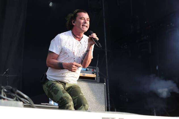 Bush Rock the Ring 2022 Hinwil Gavin Rossdale, frontman of the British rock band Bush concert at the Rock the Ring Festival in Hinwil on 17 06 2022 Canton of Zurich, Switzerland