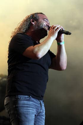 Megawatt Rock the Ring 2022 Hinwil Thomas Graf, singer of the Swiss dialect band Megawatt concert at the Rock the Ring Festival in Hinwil on 17 06 2022 Canton Zurich, Switzerland