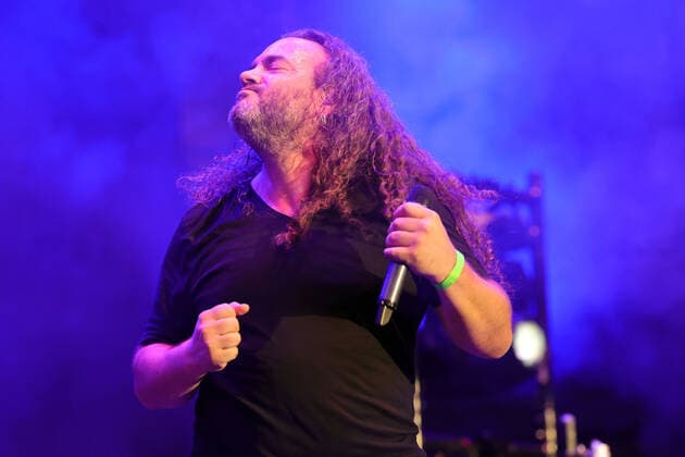 Megawatt Rock the Ring 2022 Hinwil Thomas Graf, singer of the Swiss dialect band Megawatt concert at the Rock the Ring Festival in Hinwil on 17 06 2022 Canton Zurich, Switzerland