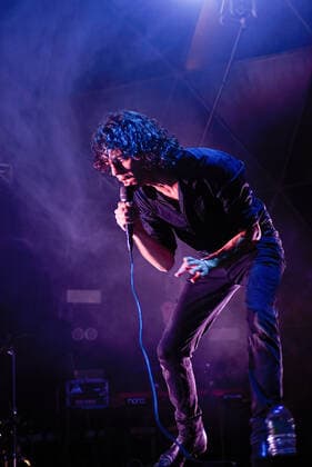 June 17, 2022, Rome, Italy: Italian singer Francesco Motta, known simply as Motta performs live at Villa Ada Festival in Rome. Rome Italy - ZUMAs197 20220617_zaa_s197_428 Copyright: xVincenzoxNuzzolesex