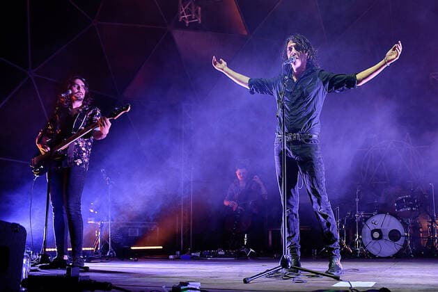 June 17, 2022, Rome, Italy: Italian singer Francesco Motta, known simply as Motta performs live at Villa Ada Festival in Rome. Rome Italy - ZUMAs197 20220617_zaa_s197_429 Copyright: xVincenzoxNuzzolesex