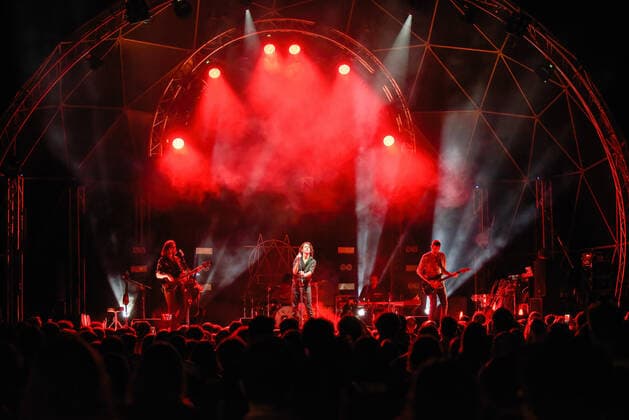 June 17, 2022, Rome, Italy: Italian singer Francesco Motta, known simply as Motta performs live at Villa Ada Festival in Rome. Rome Italy - ZUMAs197 20220617_zaa_s197_434 Copyright: xVincenzoxNuzzolesex