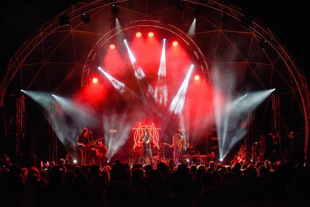June 17, 2022, Rome, Italy: Italian singer Francesco Motta, known simply as Motta performs live at Villa Ada Festival in Rome. Rome Italy - ZUMAs197 20220617_zaa_s197_435 Copyright: xVincenzoxNuzzolesex