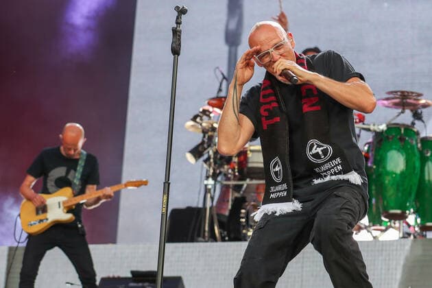 DIE FANTASTISCHEN VIER 30 Jahre Live on 17 06 2022 in the Hänsch Arena in Meppen The Fantastic Four at your concert in Meppen, here Thomas D Photo osnapix DIE FANTASTISCHEN VIER 30 Jahre Live MH