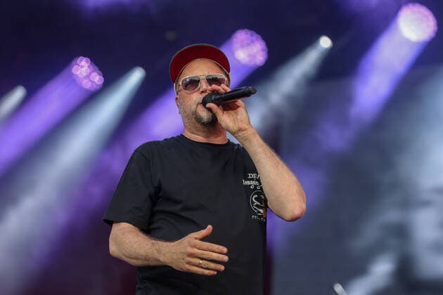 DIE FANTASTISCHEN VIER 30 Jahre Live on 17 06 2022 in the Hänsch Arena in Meppen The Fantastic Four at your concert in Meppen, here Smudo photo osnapix DIE FANTASTISCHEN VIER 30 Jahre Live MH
