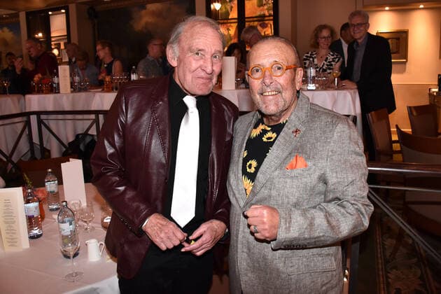 Michael Mendl and Leonhard Müller Askania boss at the presentation of the Askania Award on 18 06 2022 in Berlin Askania Award 2022 in Berlin