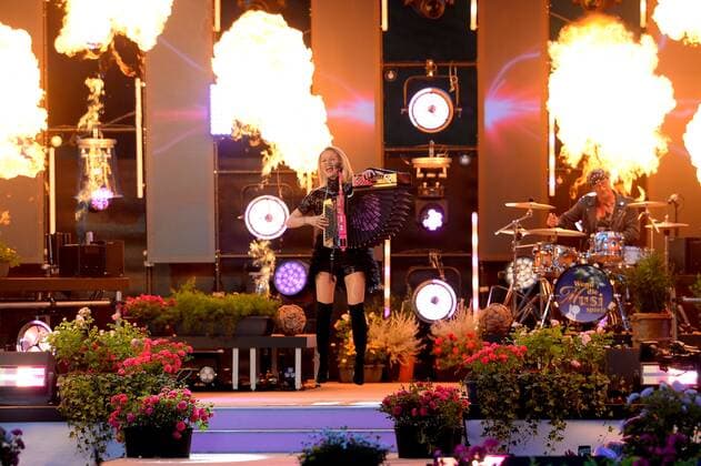 18 06 2022 Bad Kleinkirchheim St Oswald am Hoferriegel in Austria AUT Wenn die Musi spielt Open Air 2022 Melissa Naschenweng,