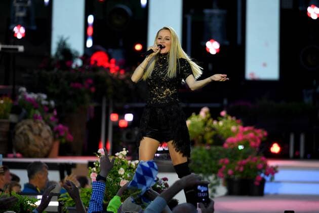 18 06 2022 Bad Kleinkirchheim St Oswald am Hoferriegel in Austria AUT Wenn die Musi spielt Open Air 2022 Melissa Naschenweng,
