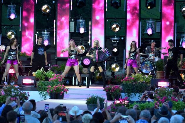18 06 2022 Bad Kleinkirchheim St Oswald am Hoferriegel in Austria AUT Wenn die Musi spielt Open Air 2022 Melissa Naschenweng,