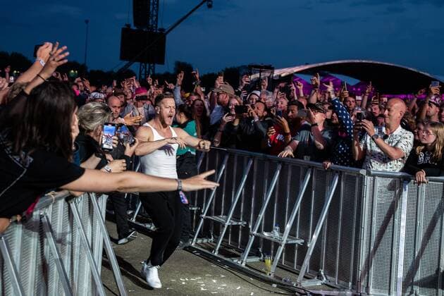 2022 06 19 22 08 31 LANDGRAAF The American pop rock band Imagine Dragons with lead singer Dan Reynolds will perform during the third day of the Pinkpop music festival ANP PAUL BERGEN netherlands out belgium out  Copyright: xx x450659596x originalFilename: 450659596.jpg
