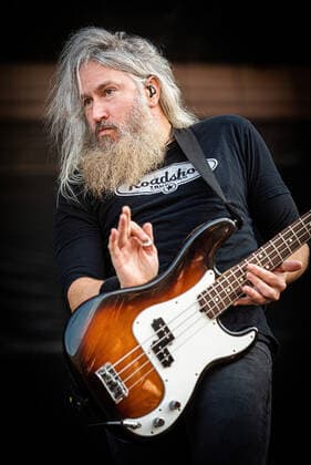 Mastodon live at Copenhell 2022, Copenhagen, Denmark Copenhagen, Denmark. 18th, June 2022. The American metal band Mastodon performs a live concert during the Danish heavy metal festival Copenhell 2022. Here vocalist and bass player Troy Sanders is seen live on stage. Copenhagen Denmark  Copyright: xGonzalesxPhoto SebastianxDammarkx