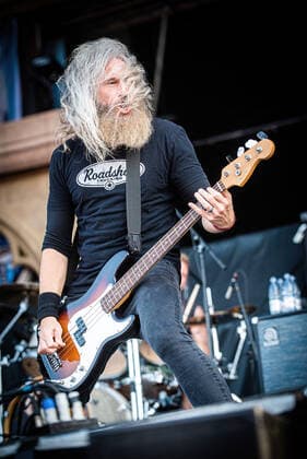 Mastodon live at Copenhell 2022, Copenhagen, Denmark Copenhagen, Denmark. 18th, June 2022. The American metal band Mastodon performs a live concert during the Danish heavy metal festival Copenhell 2022. Here vocalist and bass player Troy Sanders is seen live on stage. Copenhagen Denmark  Copyright: xGonzalesxPhoto SebastianxDammarkx