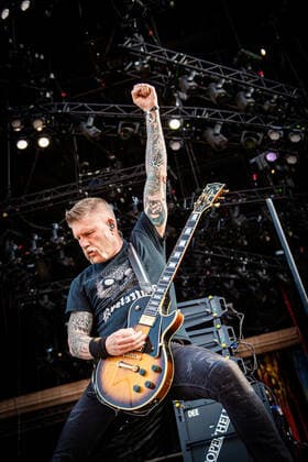 Mastodon live at Copenhell 2022, Copenhagen, Denmark Copenhagen, Denmark. 18th, June 2022. The American metal band Mastodon performs a live concert during the Danish heavy metal festival Copenhell 2022. Here guitarist Bill Kelliher is seen live on stage. Copenhagen Denmark  Copyright: xGonzalesxPhoto SebastianxDammarkx