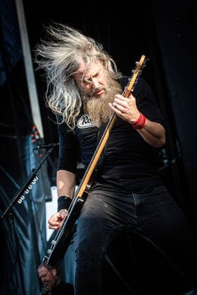 Mastodon live at Copenhell 2022, Copenhagen, Denmark Copenhagen, Denmark. 18th, June 2022. The American metal band Mastodon performs a live concert during the Danish heavy metal festival Copenhell 2022. Here vocalist and bass player Troy Sanders is seen live on stage. Copenhagen Denmark  Copyright: xGonzalesxPhoto SebastianxDammarkx