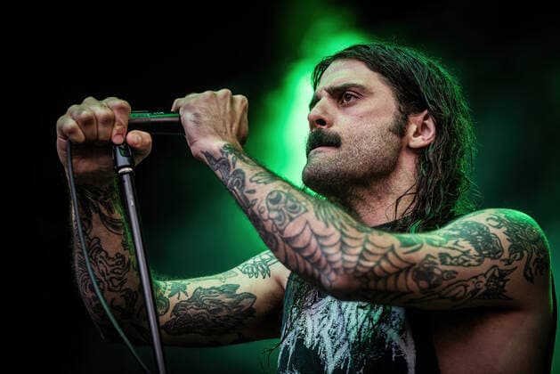 Gatecreeper live at Copenhell 2022, Copenhagen, Denmark Copenhagen, Denmark. 18th, June 2022. The American death metal band Gatecreeper performs a live concert during the Danish heavy metal festival Copenhell 2022 in Copenhagen. Here vocalist Chase Mason a.k.a. Hellahammer is seen live on stage. Copenhagen Denmark  Copyright: xGonzalesxPhoto SebastianxDammarkx