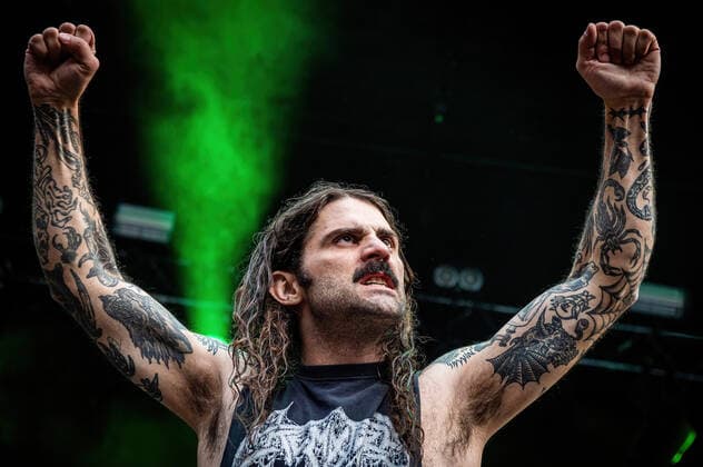 Gatecreeper live at Copenhell 2022, Copenhagen, Denmark Copenhagen, Denmark. 18th, June 2022. The American death metal band Gatecreeper performs a live concert during the Danish heavy metal festival Copenhell 2022 in Copenhagen. Here vocalist Chase Mason a.k.a. Hellahammer is seen live on stage. Copenhagen Denmark  Copyright: xGonzalesxPhoto SebastianxDammarkx