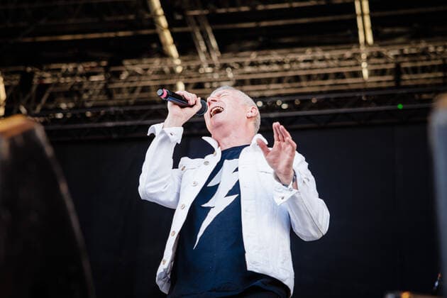 Thunder live at Copenhell 2022, Copenhell, Denmark Copenhagen, Denmark. 18th, June 2022. The English hard rock band Thunder performs a live concert during the Danish heavy metal festival Copenhell 2022 in Copenhagen. Here vocalist Danny Bowes is seen live on stage. Copenhagen Denmark  Copyright: xGonzalesxPhoto PeterxTroestx