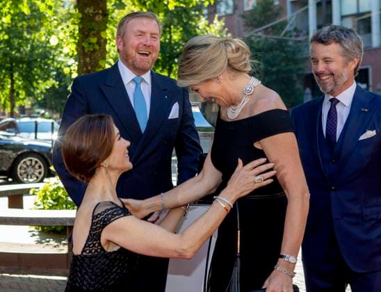 Entertainment Bilder des Tages 20-06-2022 Diner Queen Maxima and King Willem-Alexander and Princess Mary and Prince Frederik at a dinner on the occasion of a two-day trade visit to the Netherlands of the Danish couple in the Grote Kerk in The Hague. The Danish Crown Prince s couple leads a trade delegation focused on energy transition and digital healthcare. Â  Copyright: xPPEx