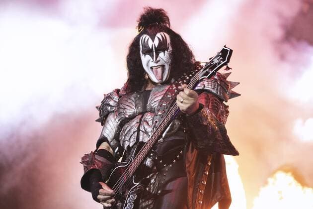 Gene Simmons of rock band KISS performs during the End Of The Road -tour in Helsinki, June 20, 2022. Helsinki Helsinki Finland  Copyright: xRonixRekomaax LKFTVX20220620214536NKIL