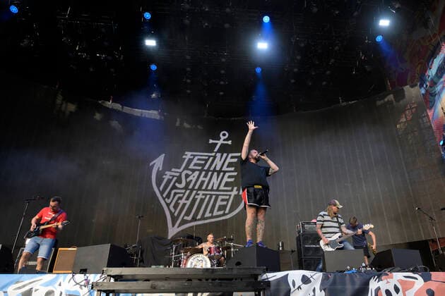 Feine Sahne Fischfilet Jan Monchi Gorkow live at the Olympic Stadium, Munich 18 06 2022