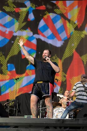 Feine Sahne Fischfilet Jan Monchi Gorkow live at the Olympic Stadium, Munich 18 06 2022