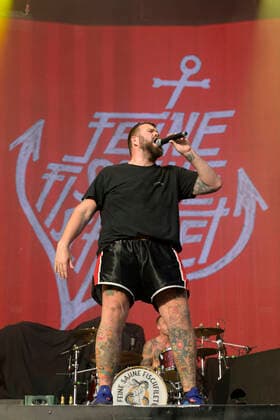Feine Sahne Fischfilet Jan Monchi Gorkow live at the Olympic Stadium, Munich 18 06 2022