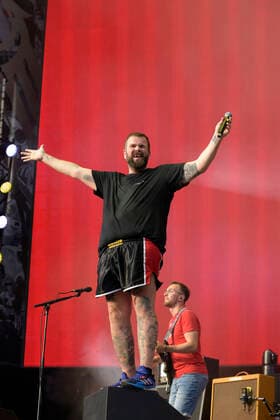 Feine Sahne Fischfilet Jan Monchi Gorkow live at the Olympic Stadium, Munich 18 06 2022